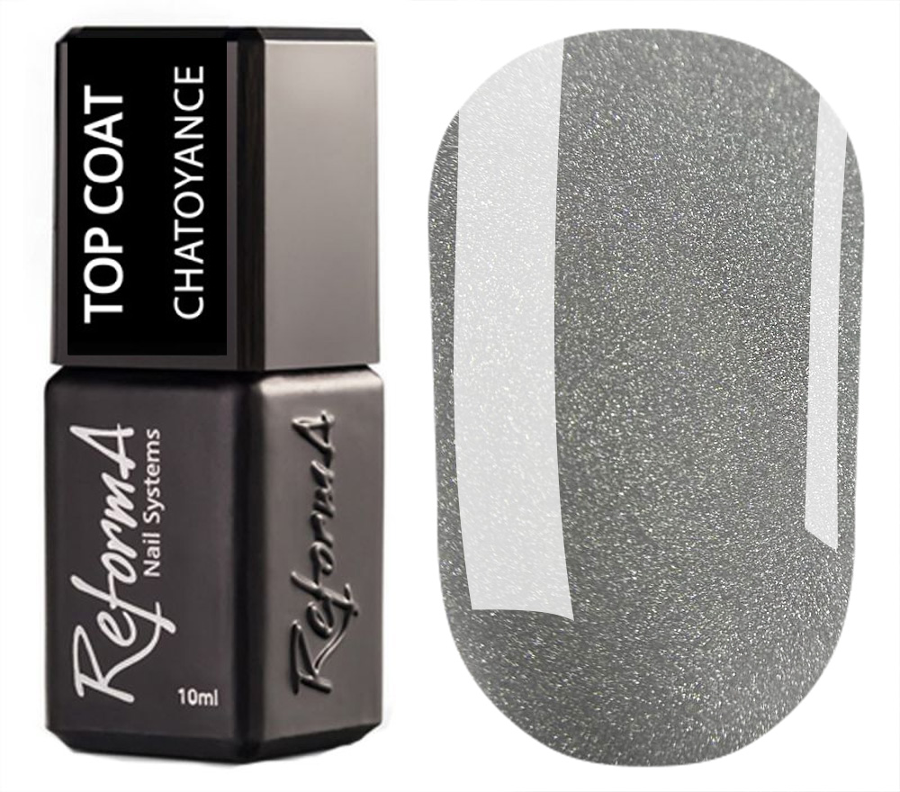 Reforma Top coat for nails without sticky ball Top coat Milky Pink, 10 ml