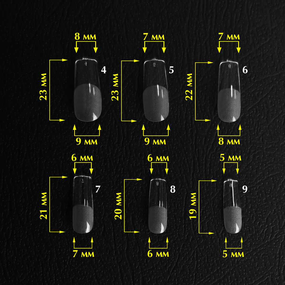Komilfo SoFast Nail Forms Square - gel forms for extension, 240 pcs Komilfo SoFast Nail Forms Square - gel forms for extension, 240 pcs