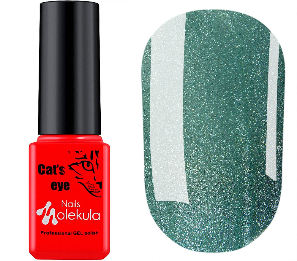 Molekula DIAMOND gel varnish No. 501 (silver, with sparkles and mica), 6 ml
