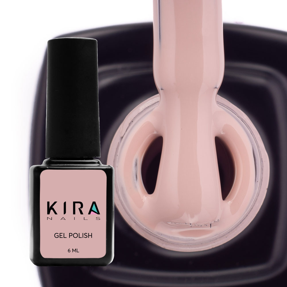 Kira Nails gel-varnish No. 110 (cocoa, enamel), 6 ml