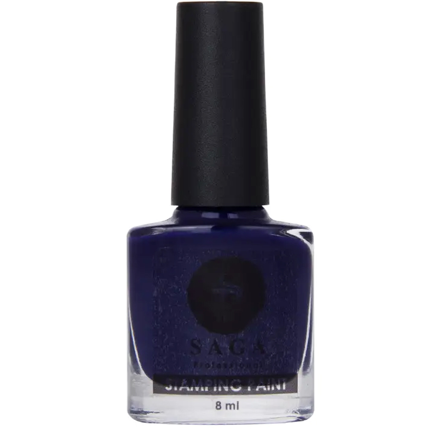 SAGA professional stamping varnish 12 (blue, enamel), 8 ml