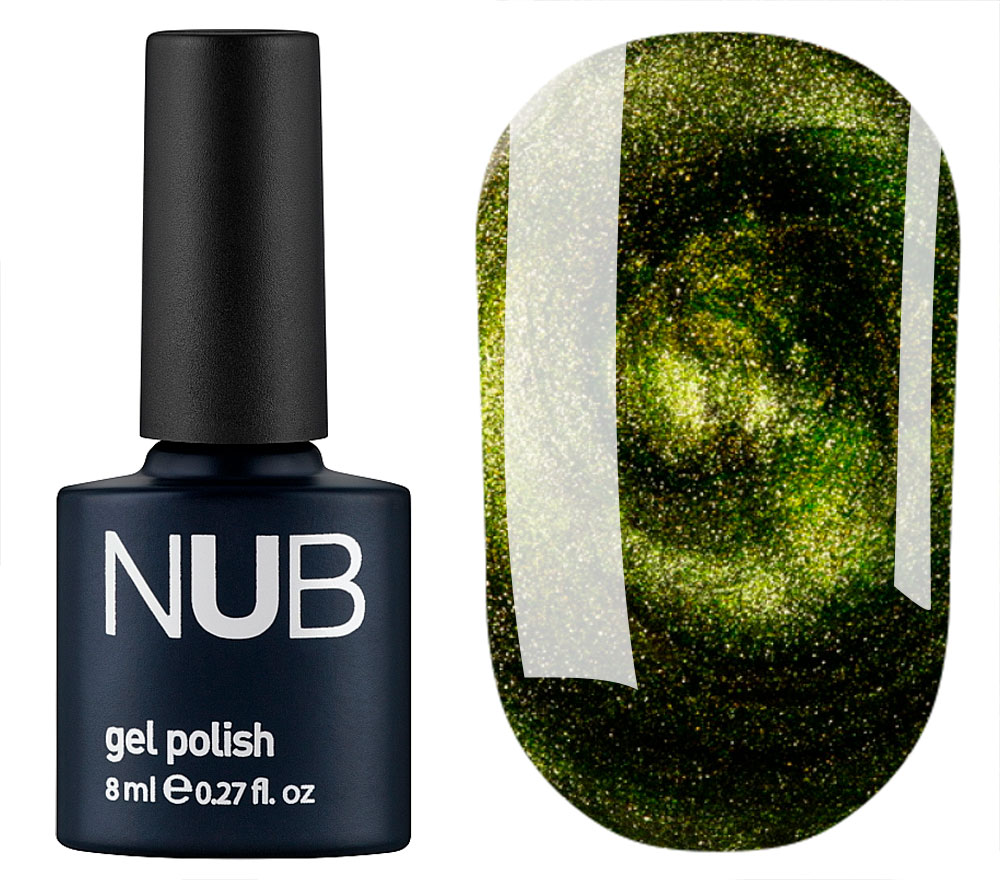 NUB 001 Hawaiian Sunset gel varnish (bright orange, enamel), 8 ml