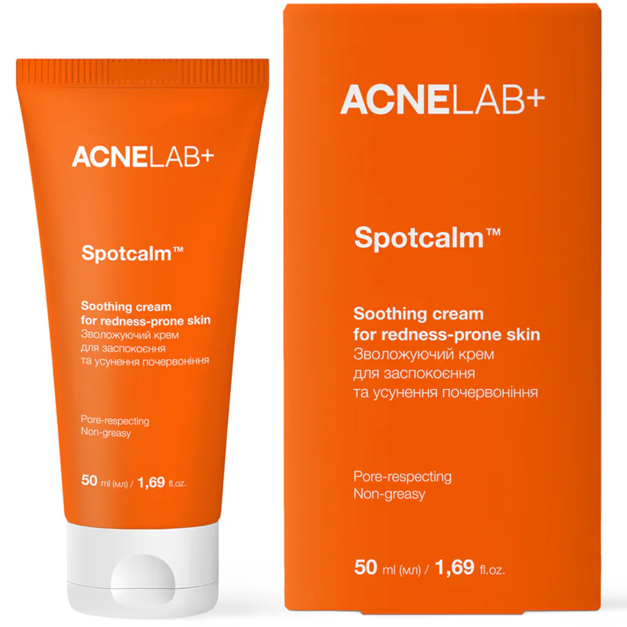 ACNELAB+ Крем зволожуючий для заспокоєння та усунення почервоніння Spotcalm Soothing cream for redness-prone skin, 50 мл