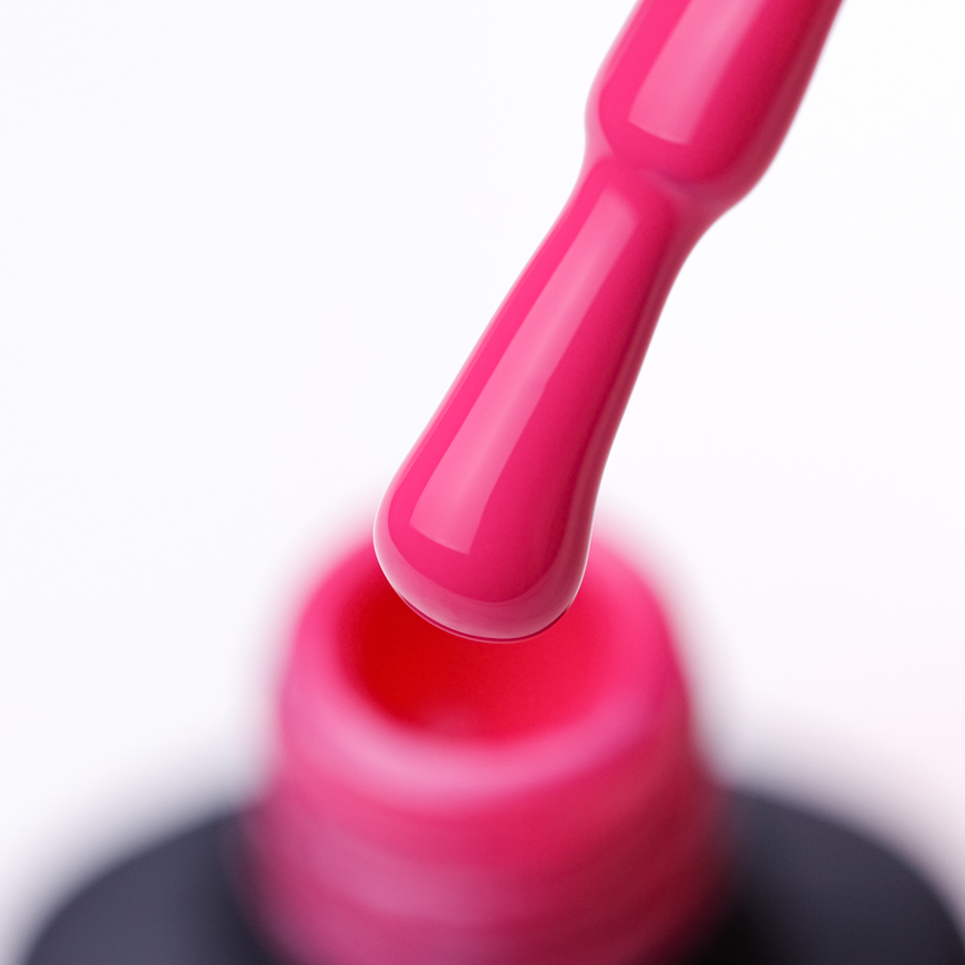 Valeri Gel nail polish 007 (bright pink, enamel), 6 ml