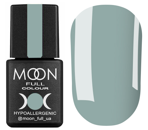 MOON FULL color Gel polish gel-varnish No. 626 (green smoky, enamel), 8 ml