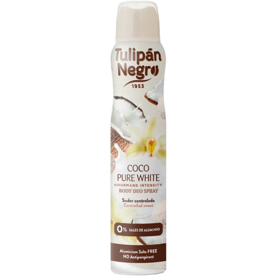 Tulipan Negro Deodorant spray Gentle coconut, 200 ml