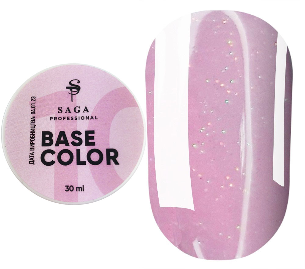 SAGA professional COLOR BASE 10 (рожевий, мікроблиск), 30 мл