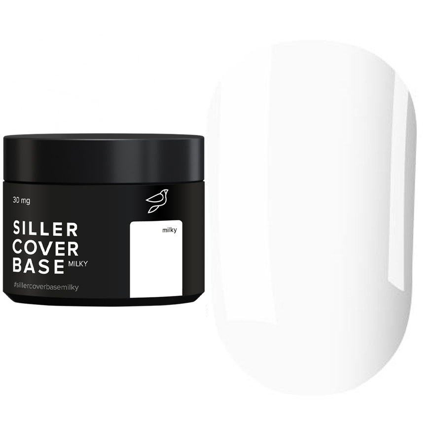 Siller Nail Base Cover Milky, 30 ml