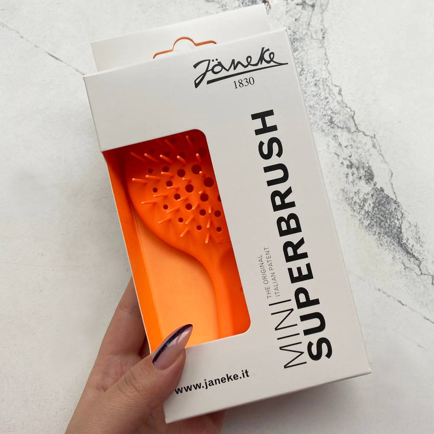 Janeke Mini Superbrush Расческа для волос Оранжевый неон Janeke Mini Superbrush Расческа для волос Оранжевый неон