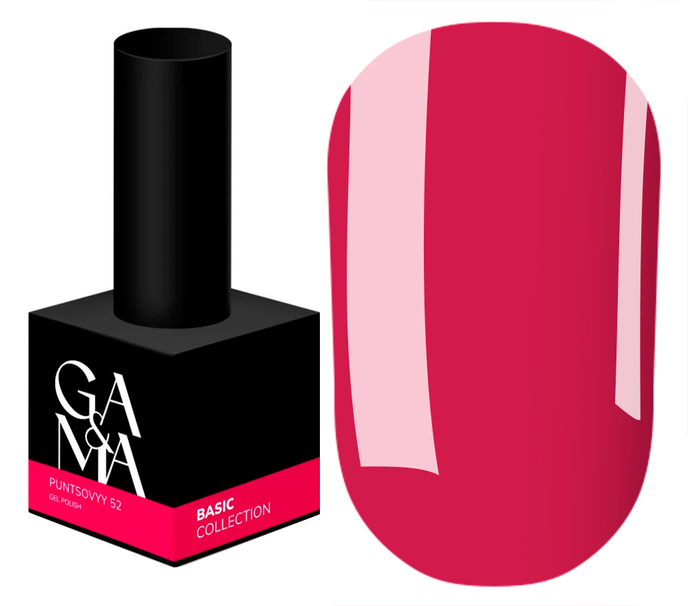GA&MA Gel polish Basic collection 052 puntsovyy, 10 ml