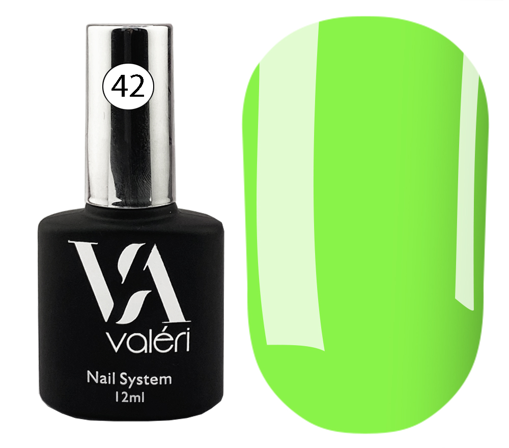 Valeri База для ногтей French Basa neon 042 (салатовый, неон), 12 мл Valeri База для ногтей French Basa neon 042 (салатовый, неон), 12 мл