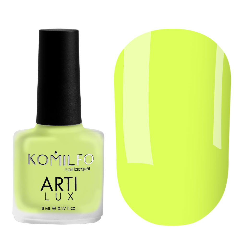 Nail polish Komilfo ArtiLux 031 (lemon, neon), 8 ml