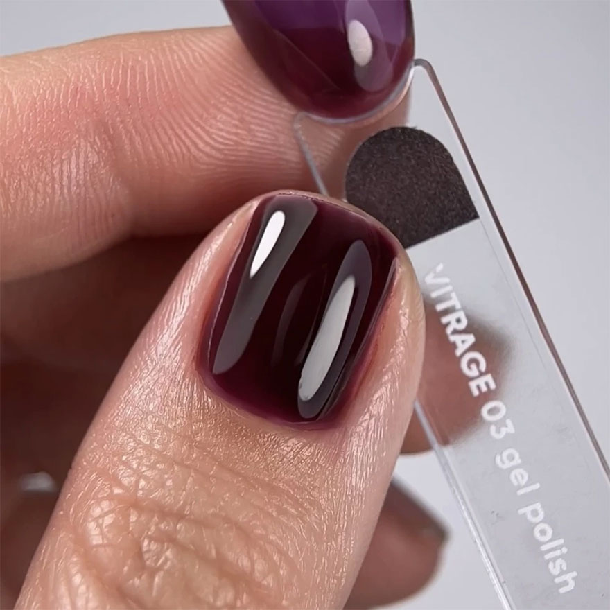 Nails Of The Day Гель-лак Vitrage 03 (винний), 10 мл Nails Of The Day Гель-лак Vitrage 03 (винний), 10 мл