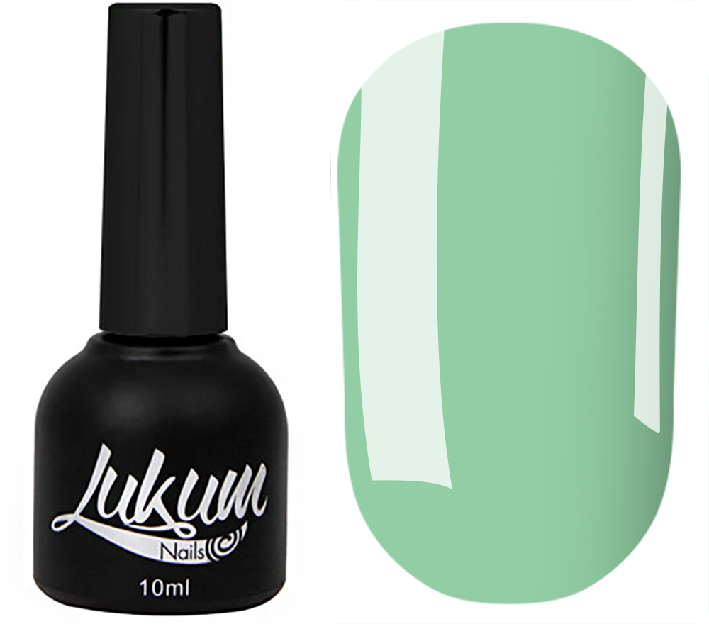 Гель-лак Lukum № 012 (бледно-мятный, эмаль), 10 мл