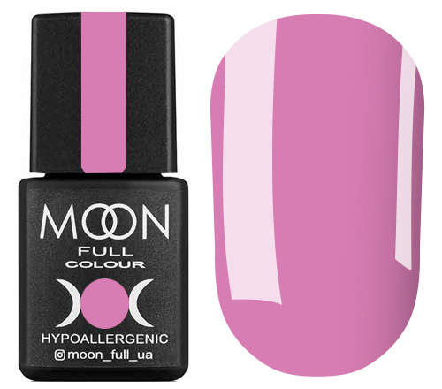 Гель-лак MOON FULL color Gel polish №162 (пастельний бузковий, емаль), 8 мл