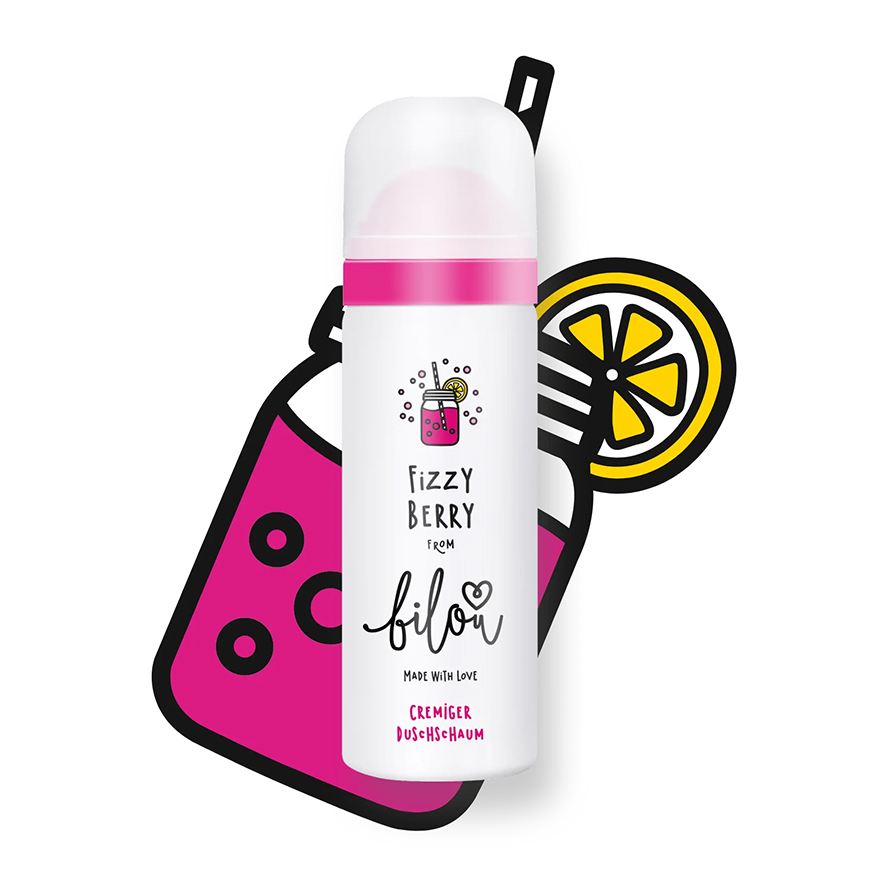 Bilou Мини-пенка для душа Fizzy Berry, 50 мл