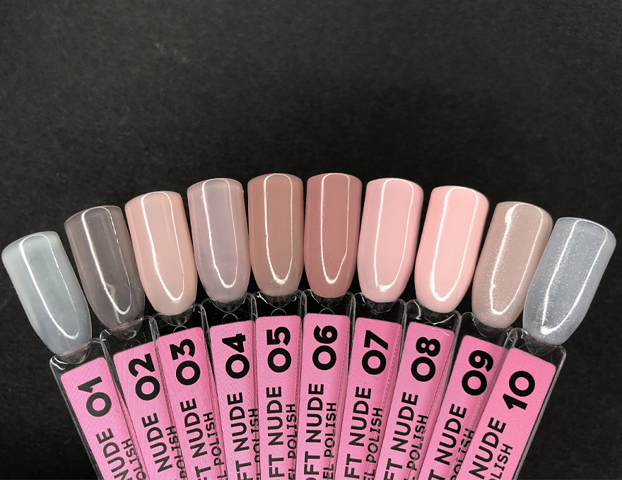Гель-лак Couture Colour Soft Nude №10 (молочный с серебряным шиммером), 9 мл Гель-лак Couture Colour Soft Nude №10 (молочный с серебряным шиммером), 9 мл
