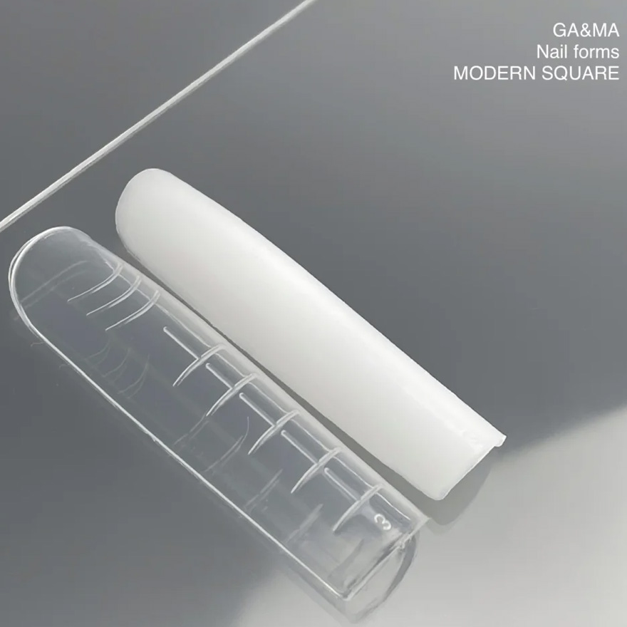 Ga&Ma Верхні форми Nails forms Modern square collaboration with