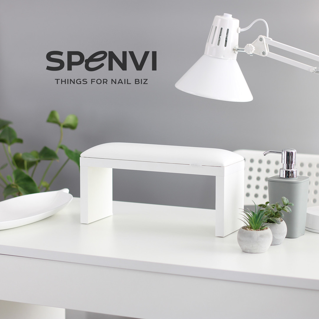 SPENVI Stand for manicure on white legs White