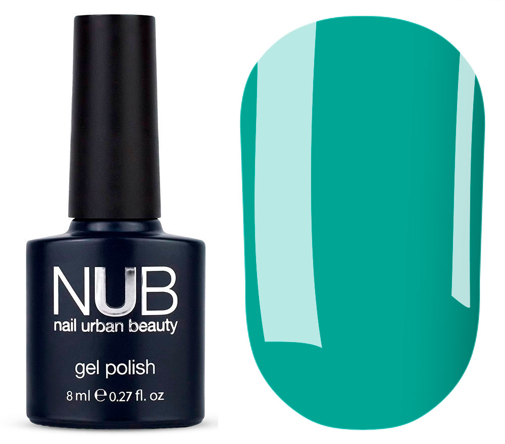 NUB 001 Hawaiian Sunset gel varnish (bright orange, enamel), 8 ml