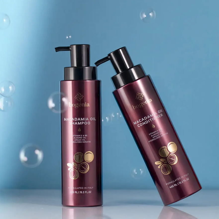 BOGENIA Шампунь для волосся Macadamia Oil Shampoo, 400 мл