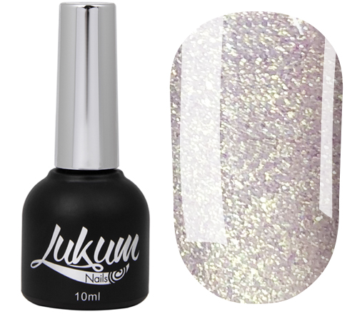 Lukum gel varnish No. 151 (gray, micro-gloss), 10 ml