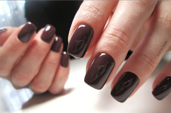 MOON FULL color Gel polish No. 191 gel-varnish (dark chestnut, enamel), 8 ml