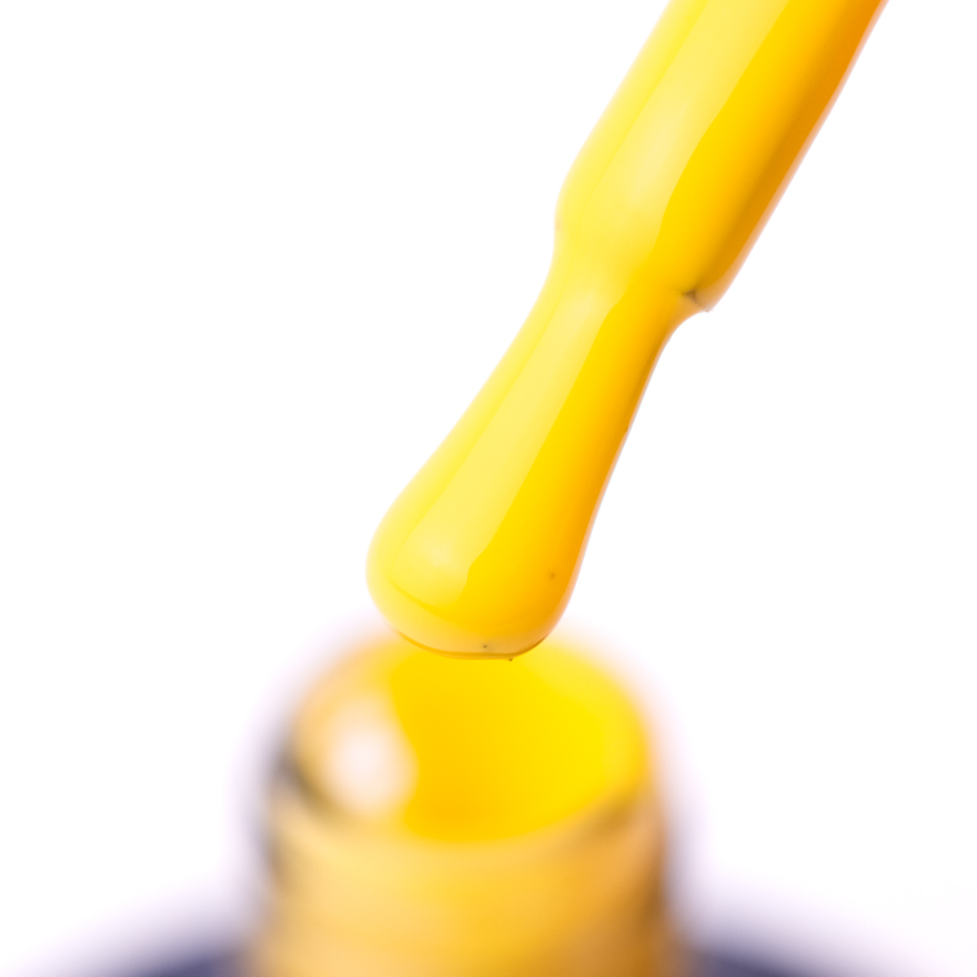 Гель-лак NUB 245 Brass Mesh (оранжево-желтый, эмаль), 8 мл