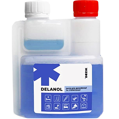 DEZIK Delanol - useful for disinfection and sterilization of instruments, 250 ml