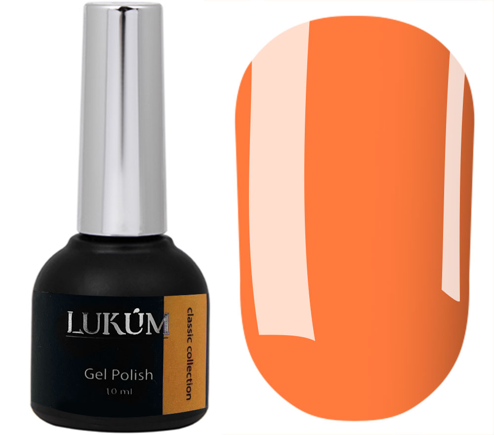 Гель-лак Lukum Pantone № 186 (оранжевый, эмаль), 10 мл