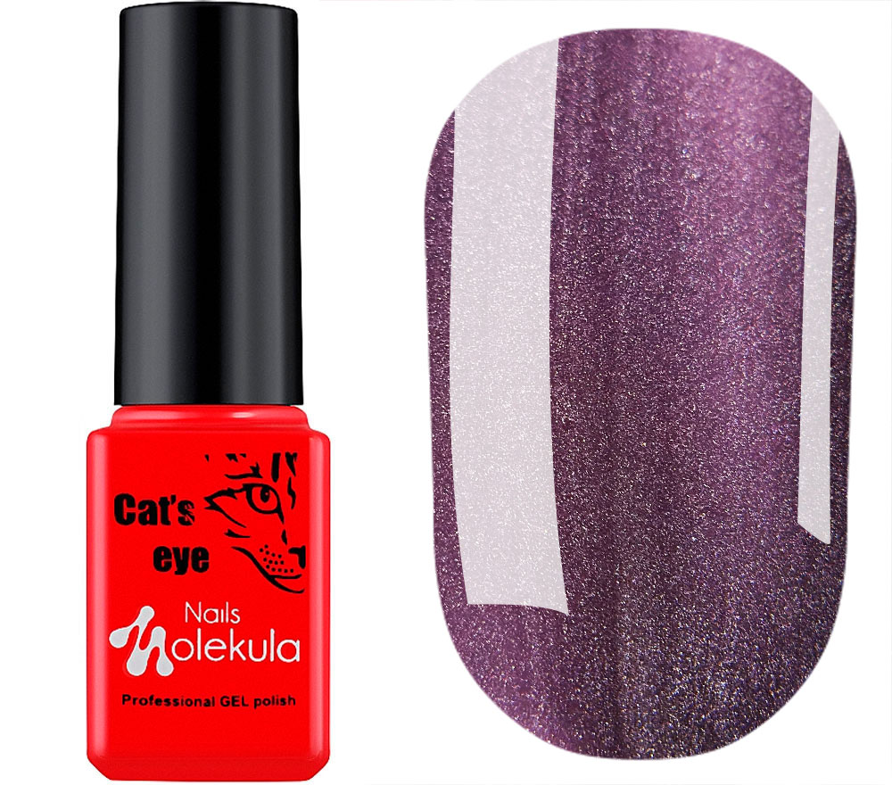Molekula DIAMOND gel varnish No. 501 (silver, with sparkles and mica), 6 ml