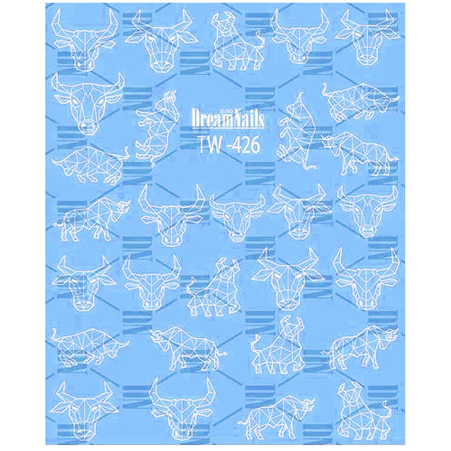 DreamNails slider design TW-426 (bull)