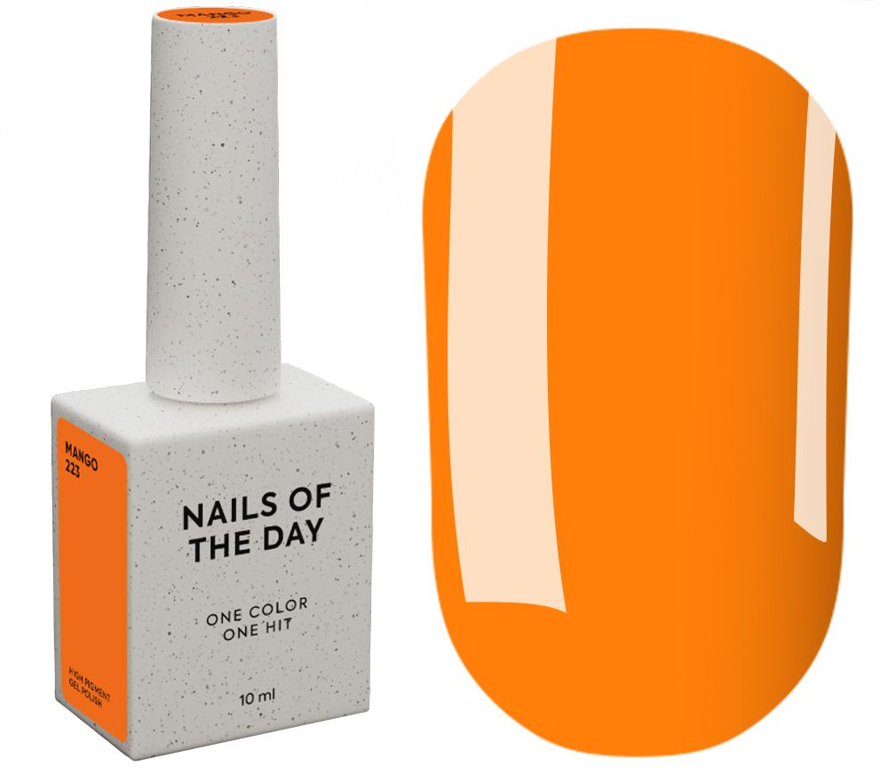 Nails Of The Day Гель-лак для нігтів Summer Mango, 10 мл