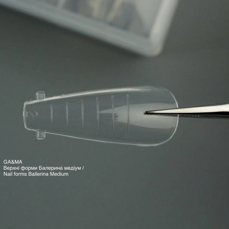 Ga&Ma Верхні форми Nails forms Ballerina Medium collaboration with