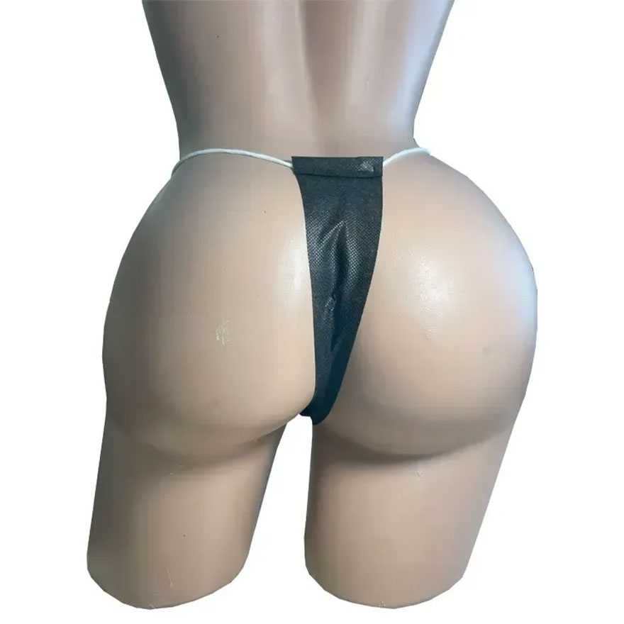 Трусики – стрінги Monaco Style, l/xl, чорний, уп.50 шт
