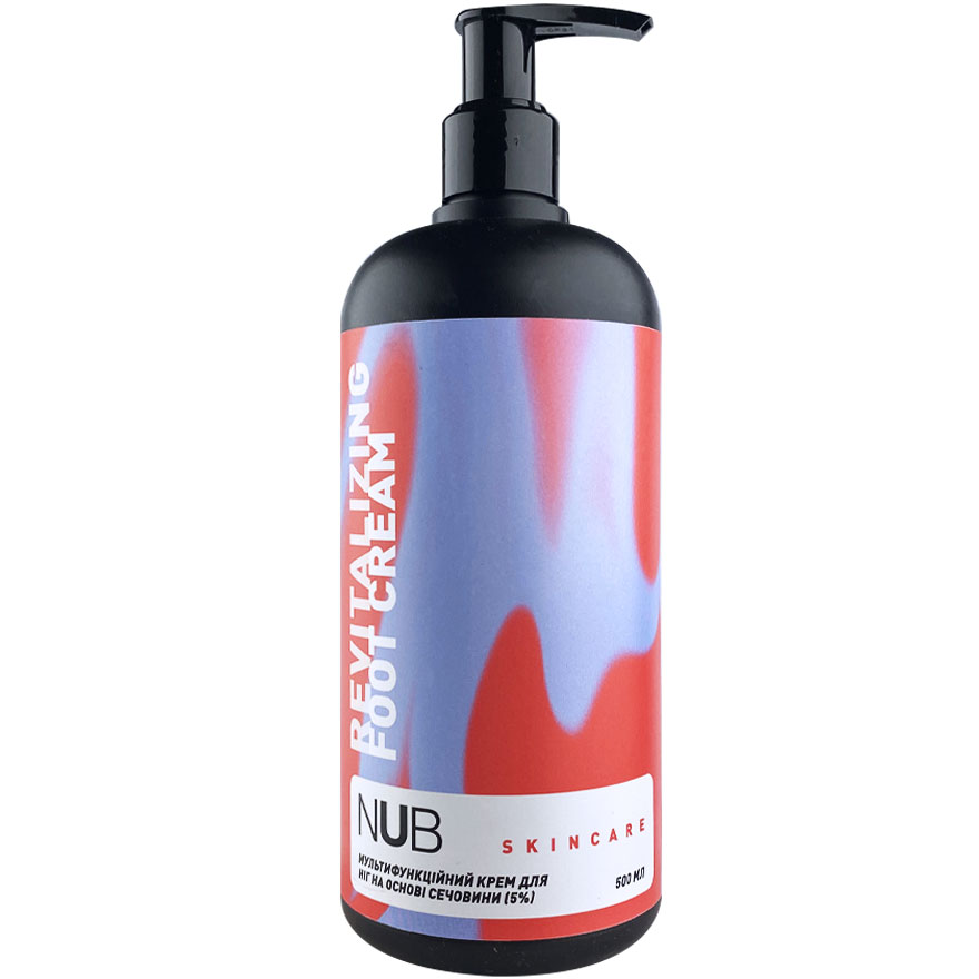 NUB Multifunctional foot cream based on urea 5% Skincare Revitalizing Foot Cream, 500 ml NUB Multifunctional foot cream based on urea 5% Skincare Revitalizing Foot Cream, 500 ml