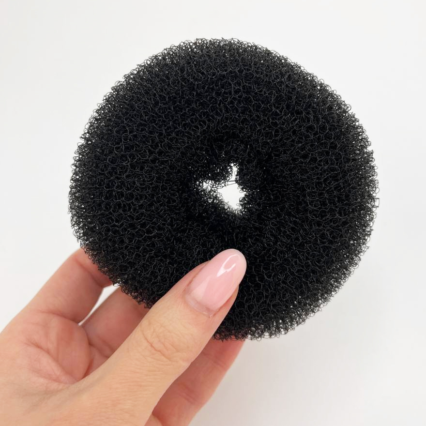 Bagel round black (average 9-10 cm)