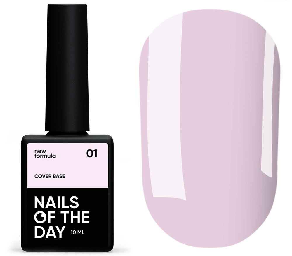 Nails Of The Day Cover base No. 01 (pale pink), 10 ml Nails Of The Day Cover base No. 01 (pale pink), 10 ml