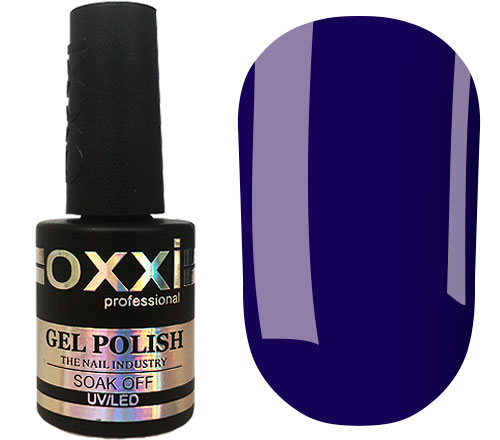 OXXI Гель-лак для ногтей №050 (королевский синий, эмаль), 10 мл
