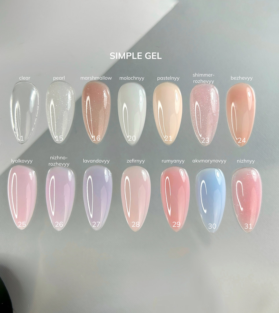 GA&MA Gel sample Simple gel 001 Clear, 15 ml