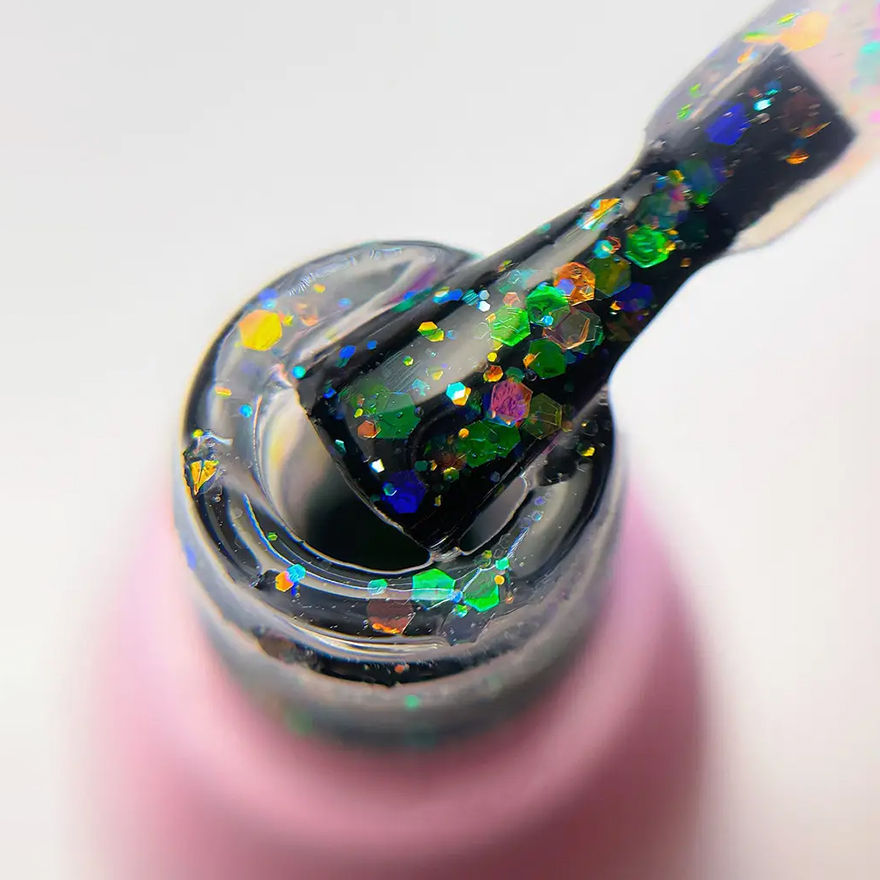 Toki Toki Топ для нігтів без липкого шару Glitter Top, 5 мл купить за ...