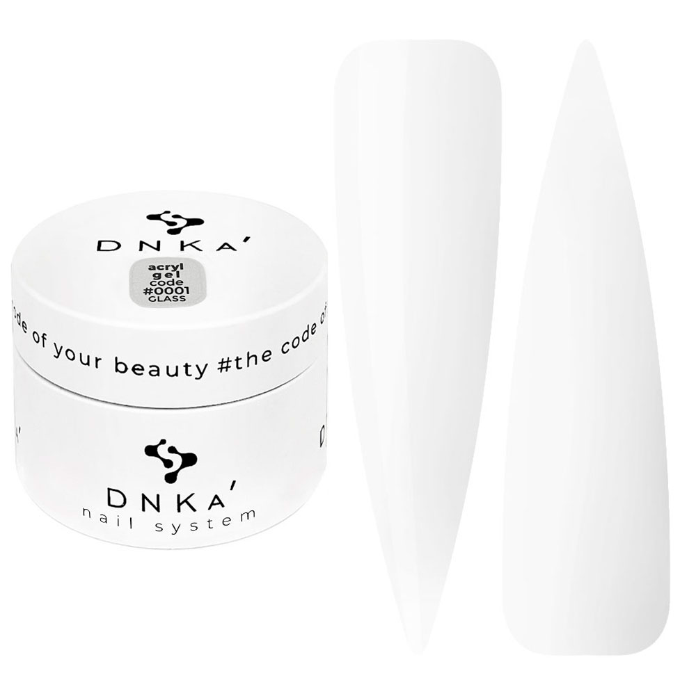DNKa Гель для ногтей Аcryl Gel 0001 Glass, 30 мл