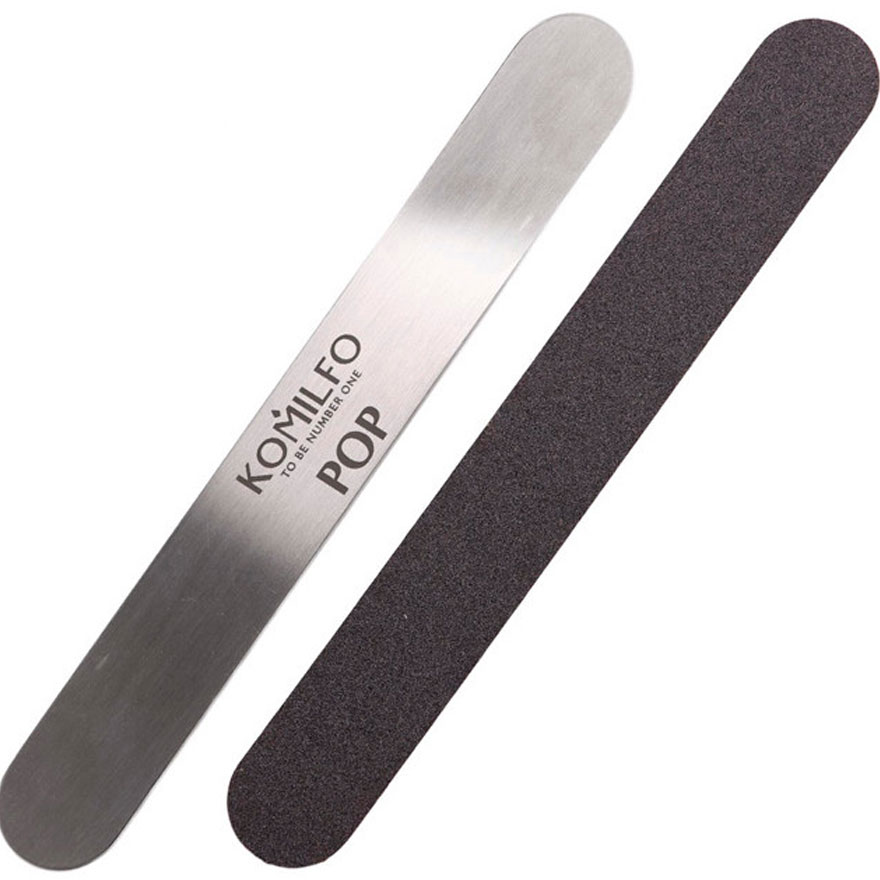Komilfo replacement files for manicure - POP 240 grit, 18/135 mm, 50 pcs Komilfo replacement files for manicure - POP 240 grit, 18/135 mm, 50 pcs
