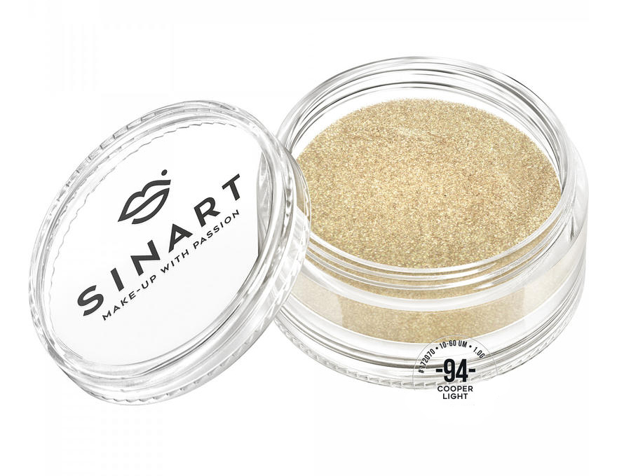 Pigment for eyelids SINART, Cooper Light No. 94 (sand beige), 1 g
