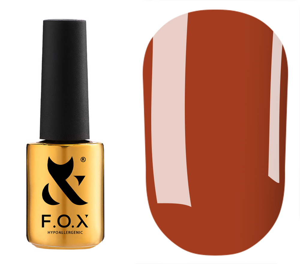 FOX Spectrum gel varnish No. 113 (orange-brown, enamel), 7 ml