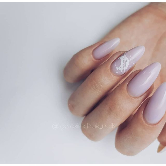 Valeri Nail base French Base 015 (lilac, enamel), 30 ml