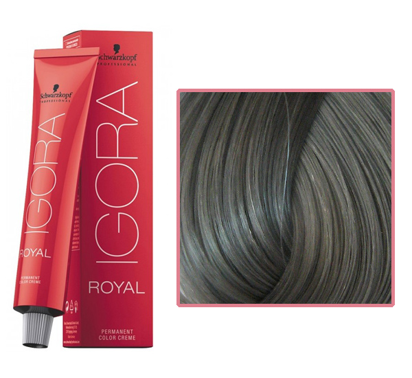 IGORA Royal Professional Hair Color 9.5-22 Pastel Ash Blonde Extra, 60 ml