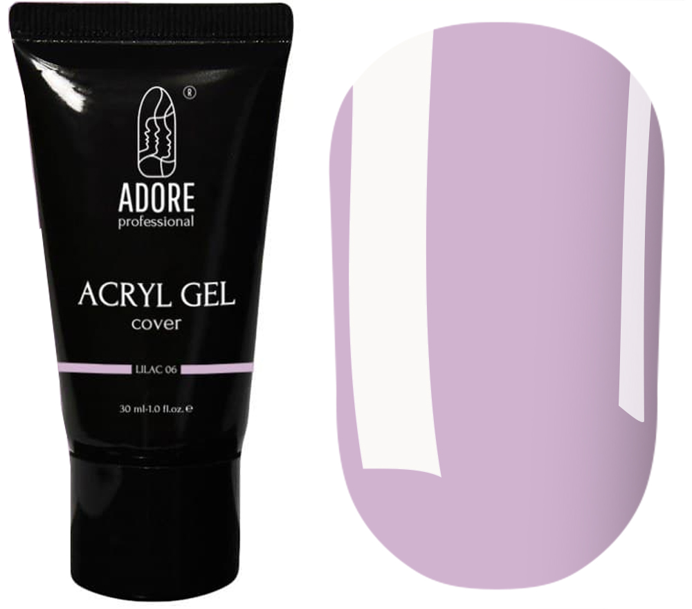 ADORE Acryl Gel №006 (розово-сиреневый), 30 мл