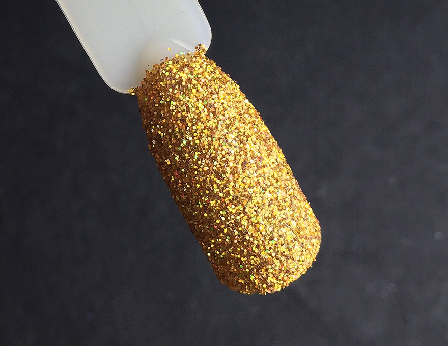 Komilfo spangles 003, size 0.08 mm, (gold, hologram), 2.5 g