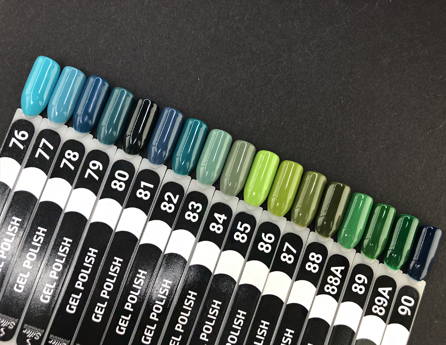 Siller gel varnish No. 086 (dark green, enamel), 8 ml